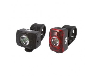 Wag Front + rear city LED 1W light kit rechargeable via USB 5460207